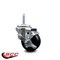 Service Caster 3 Inch Soft Rubber Wheel Swivel 58 Inch Threaded Stem Caster with Brake SCC SCC-TS20S314-SRS-TLB-58212 - alternate 4